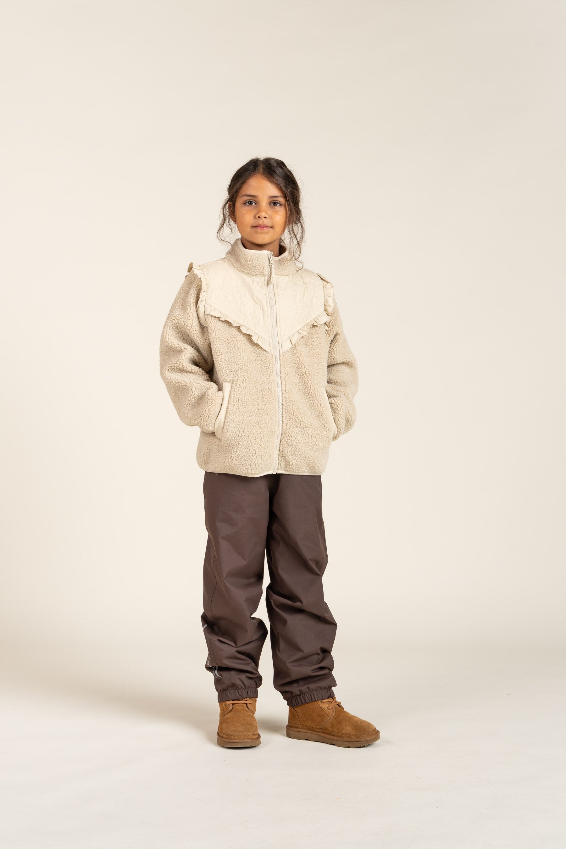Teddyjacke mit Reißverschluss und Rüschen - Tween - Nature | 100639 Madison