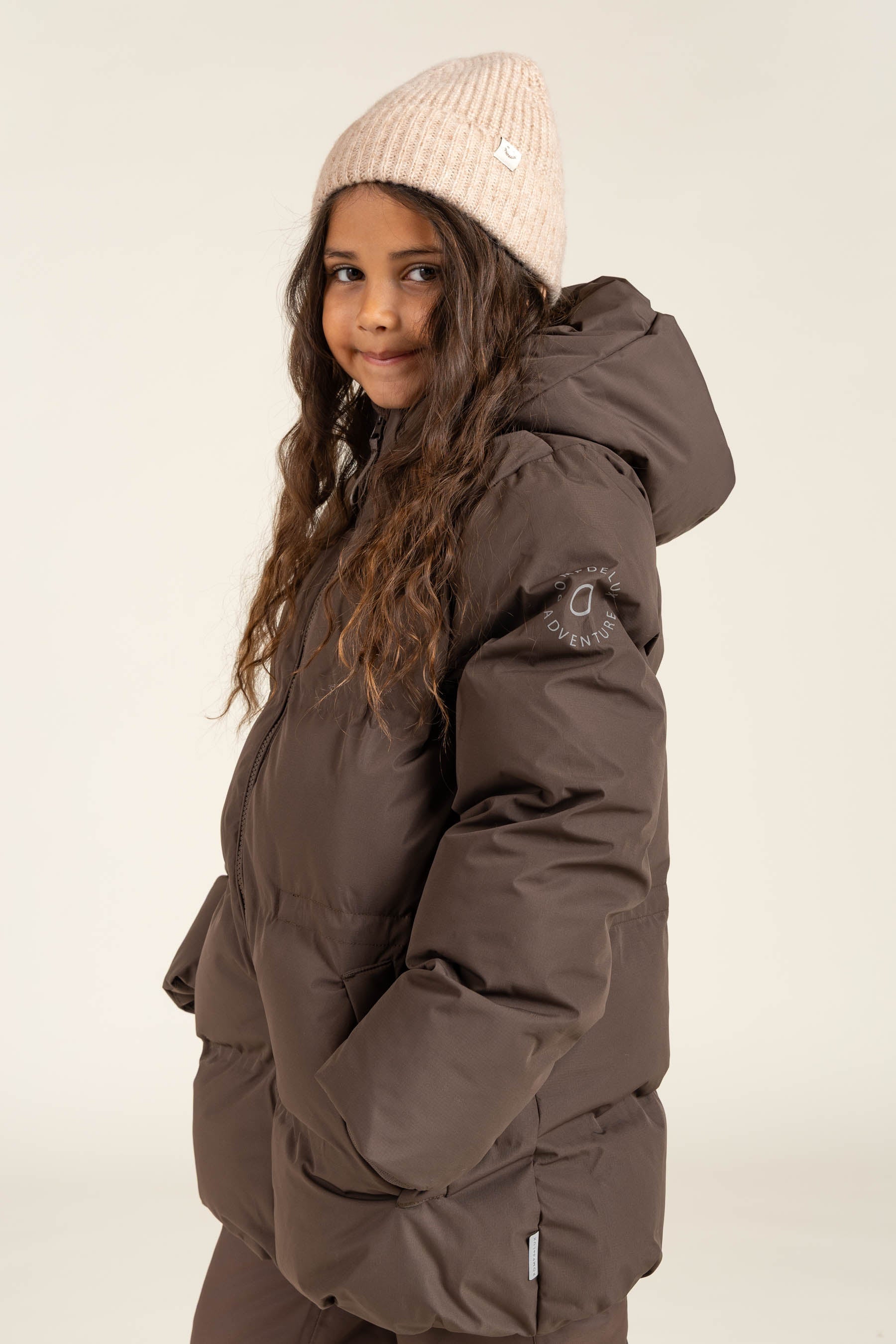 Winterjacke mit Kordelzug - Tween - Chocolate | 100537 Elenor