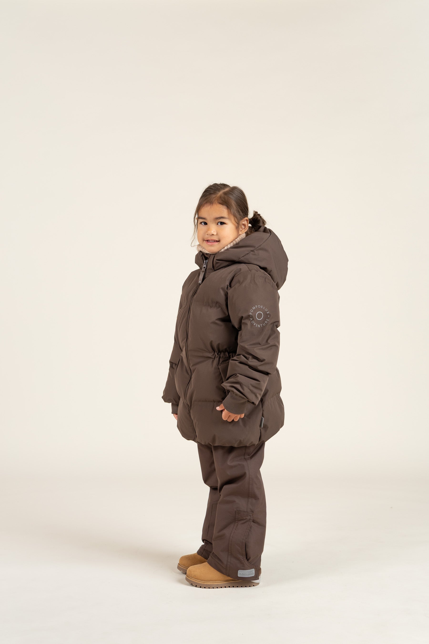 Winterjacke mit Kordelzug - Kids - Chocolate | 100536 Elenor