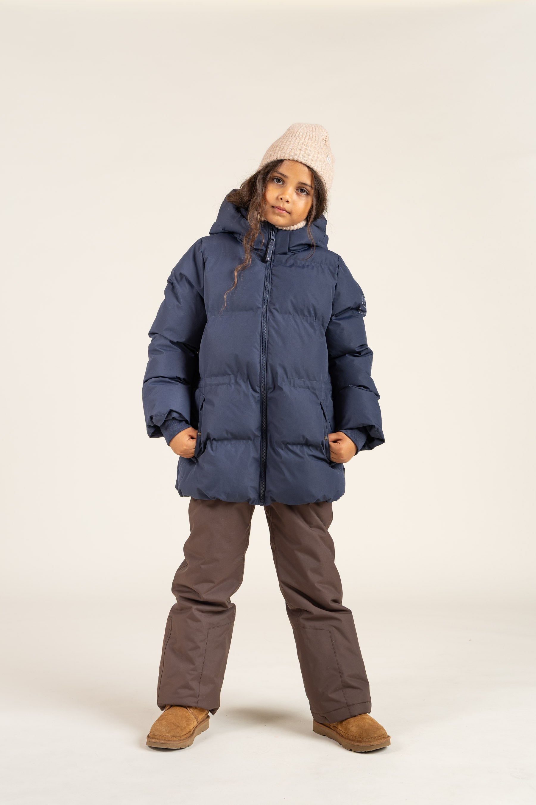 Winterjacke mit Kordelzug - Tween - Navy | 100539 Elenor