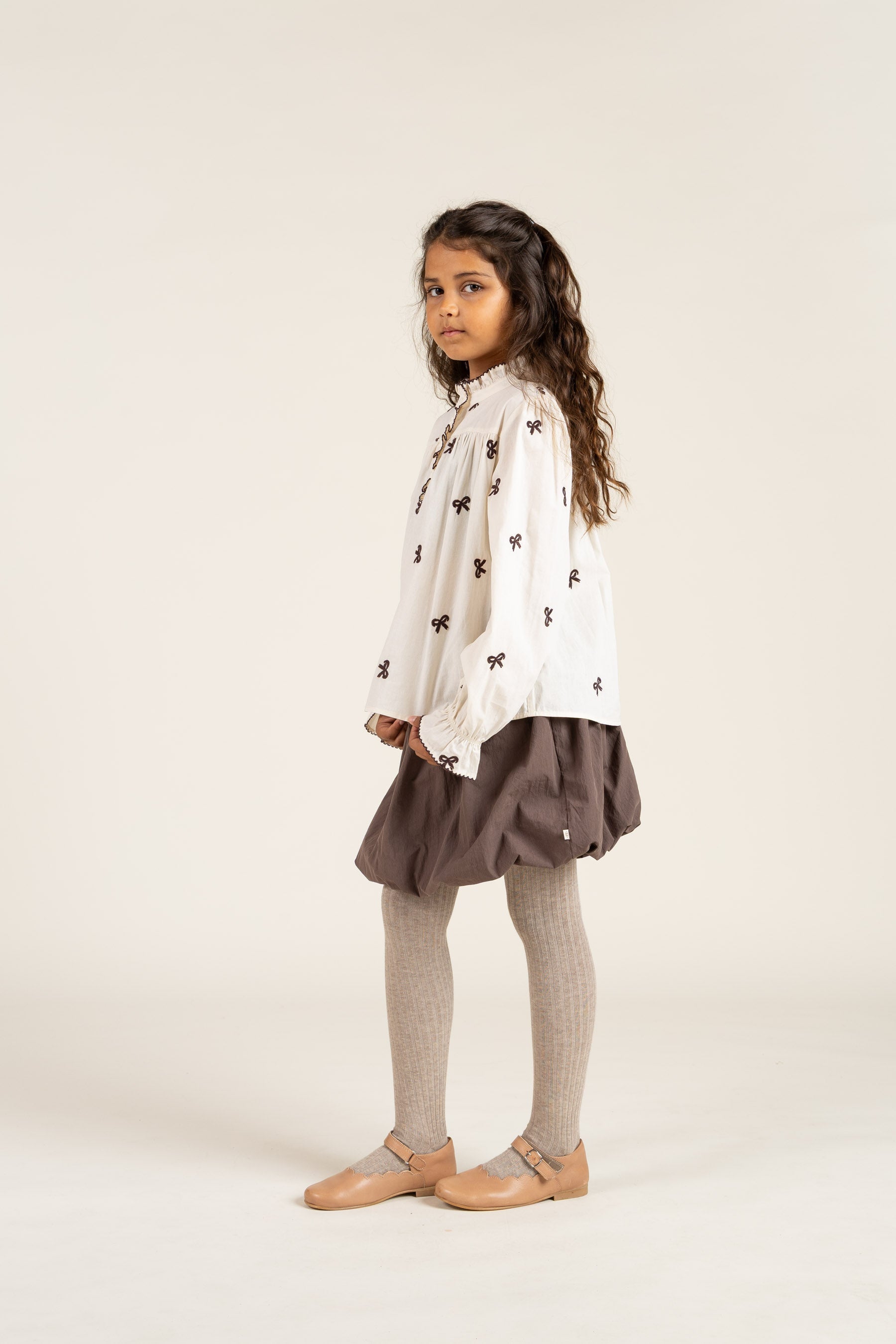 Popeline-Bluse mit Stickerei - Tween - Off White | 100674 Adison