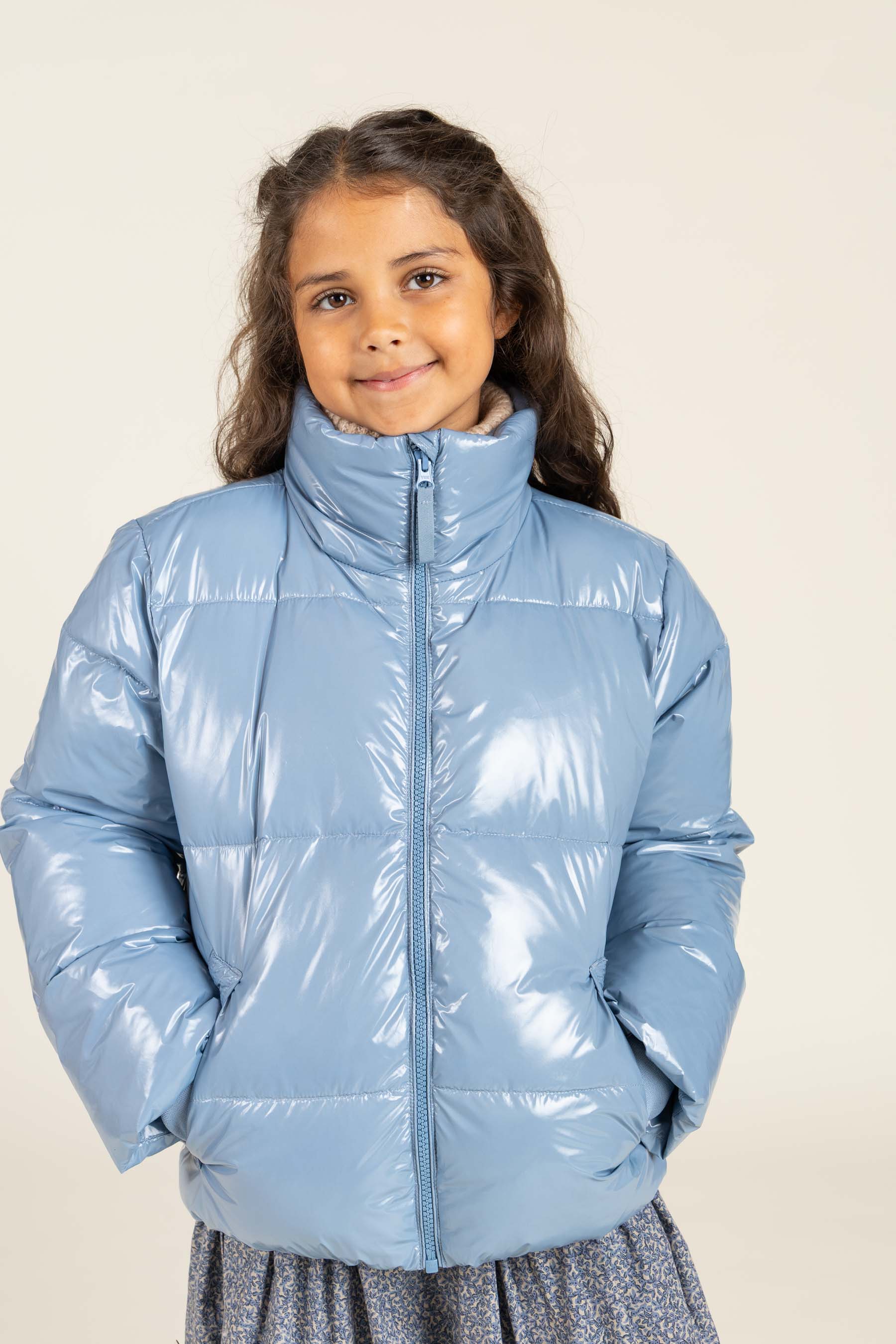 Glänzende Pufferjacke - Tween - Blue | 100533 Violet