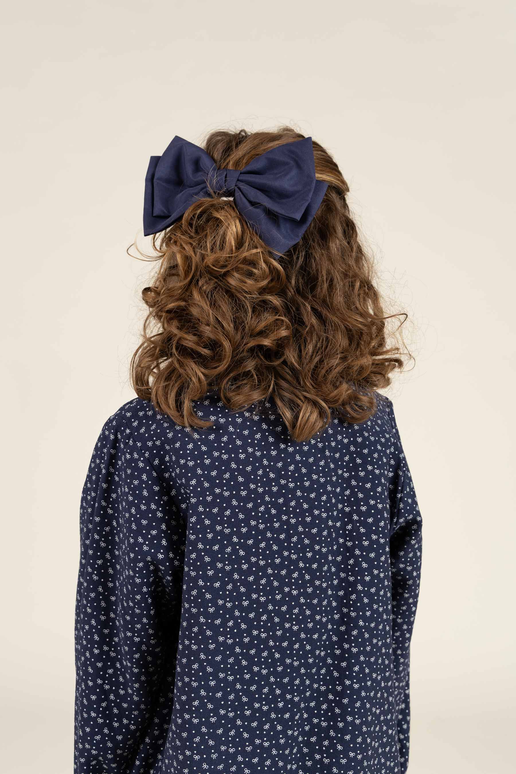 Bedruckte Hemdbluse aus Krepp-Viskose - Tween - Navy | 100658 Ana