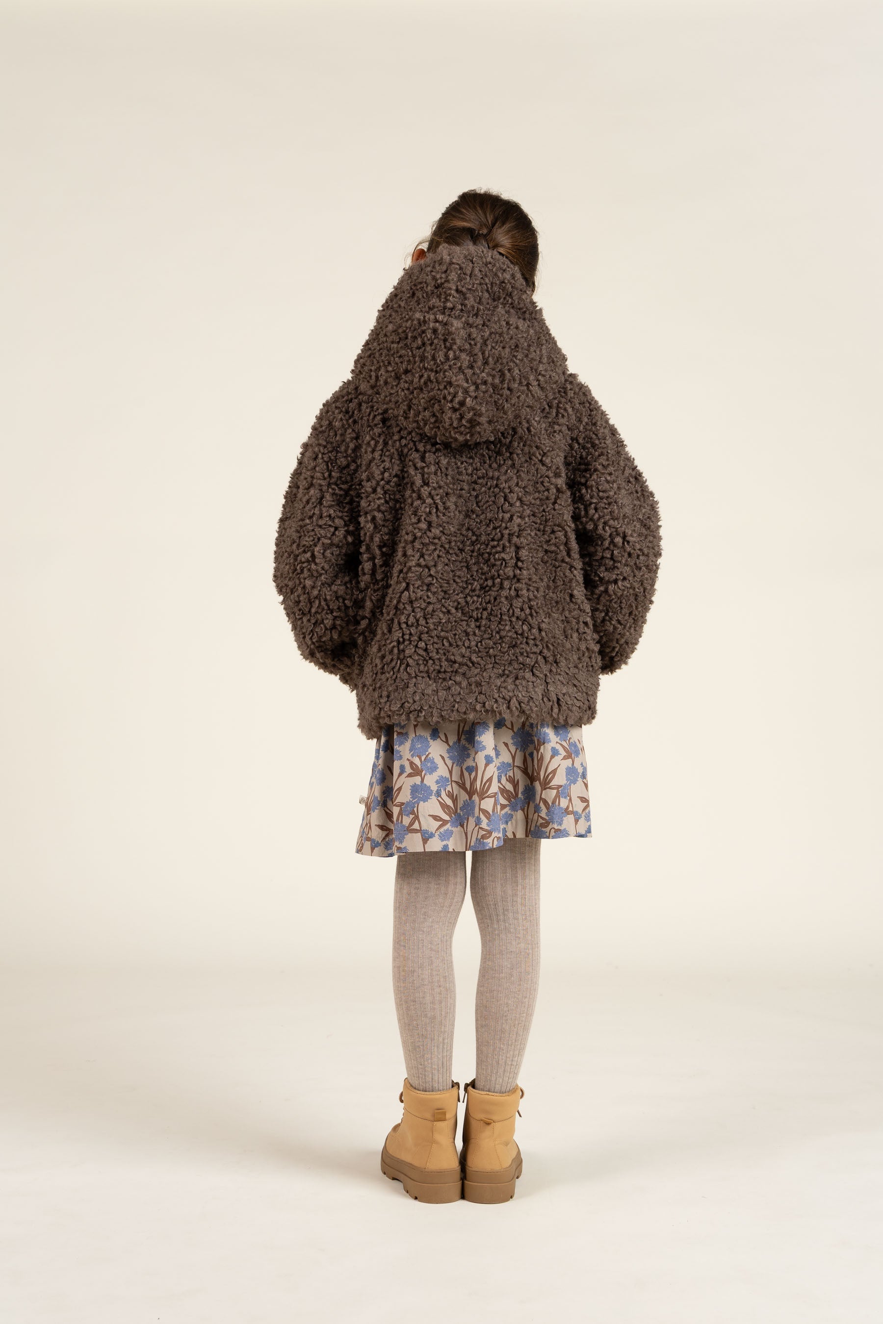 Teddy-Kapuzenjacke - Tween - Chocolate | 100549 Ellie