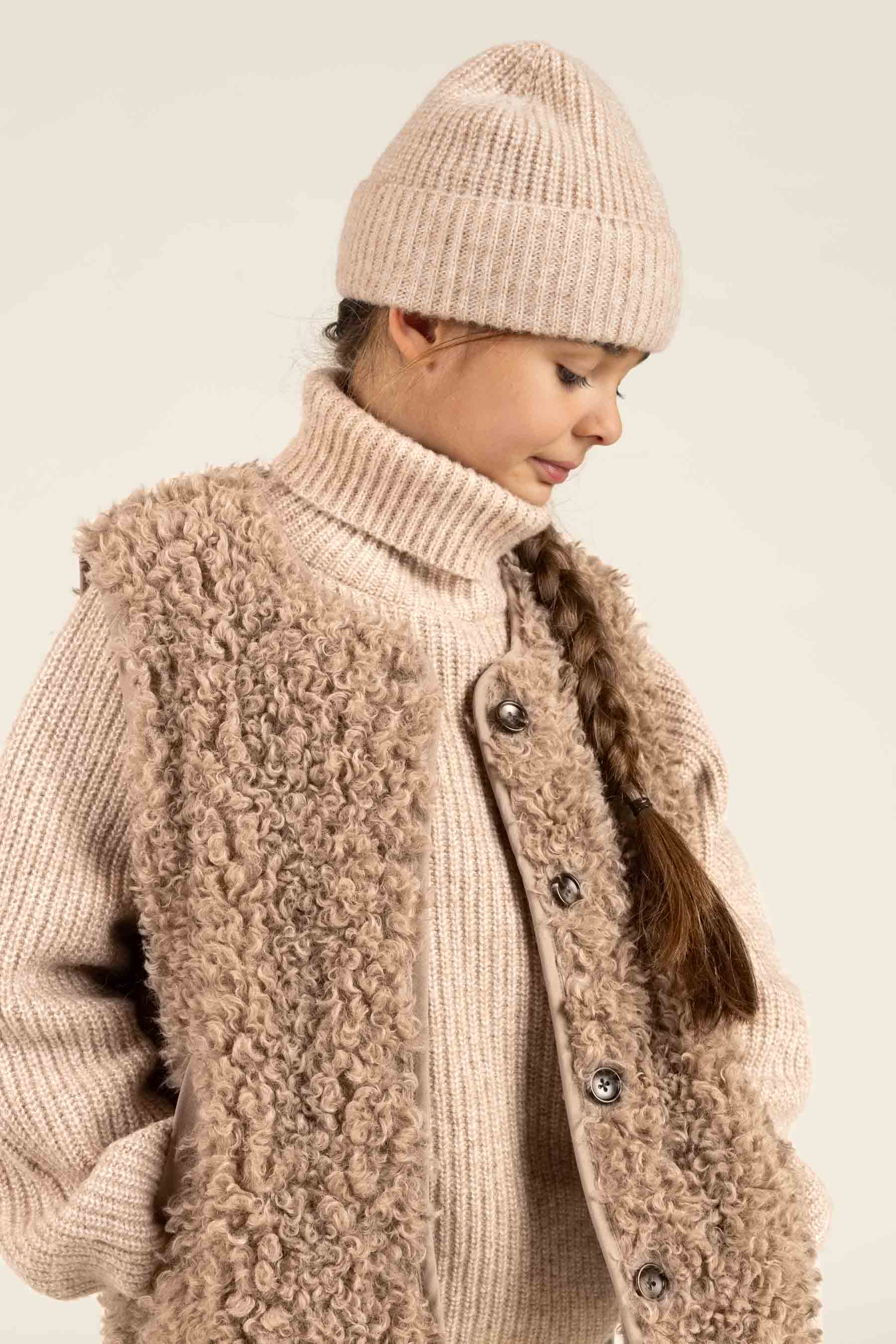 Teddy-Weste - Tween - Caffe Latte | 100551 Ellie