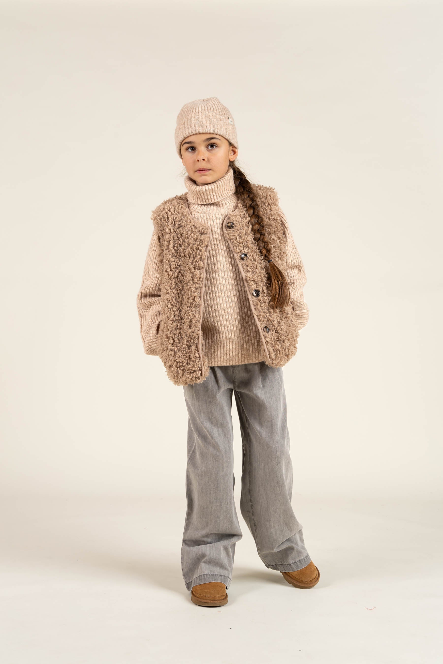 Teddy-Weste - Tween - Caffe Latte | 100551 Ellie