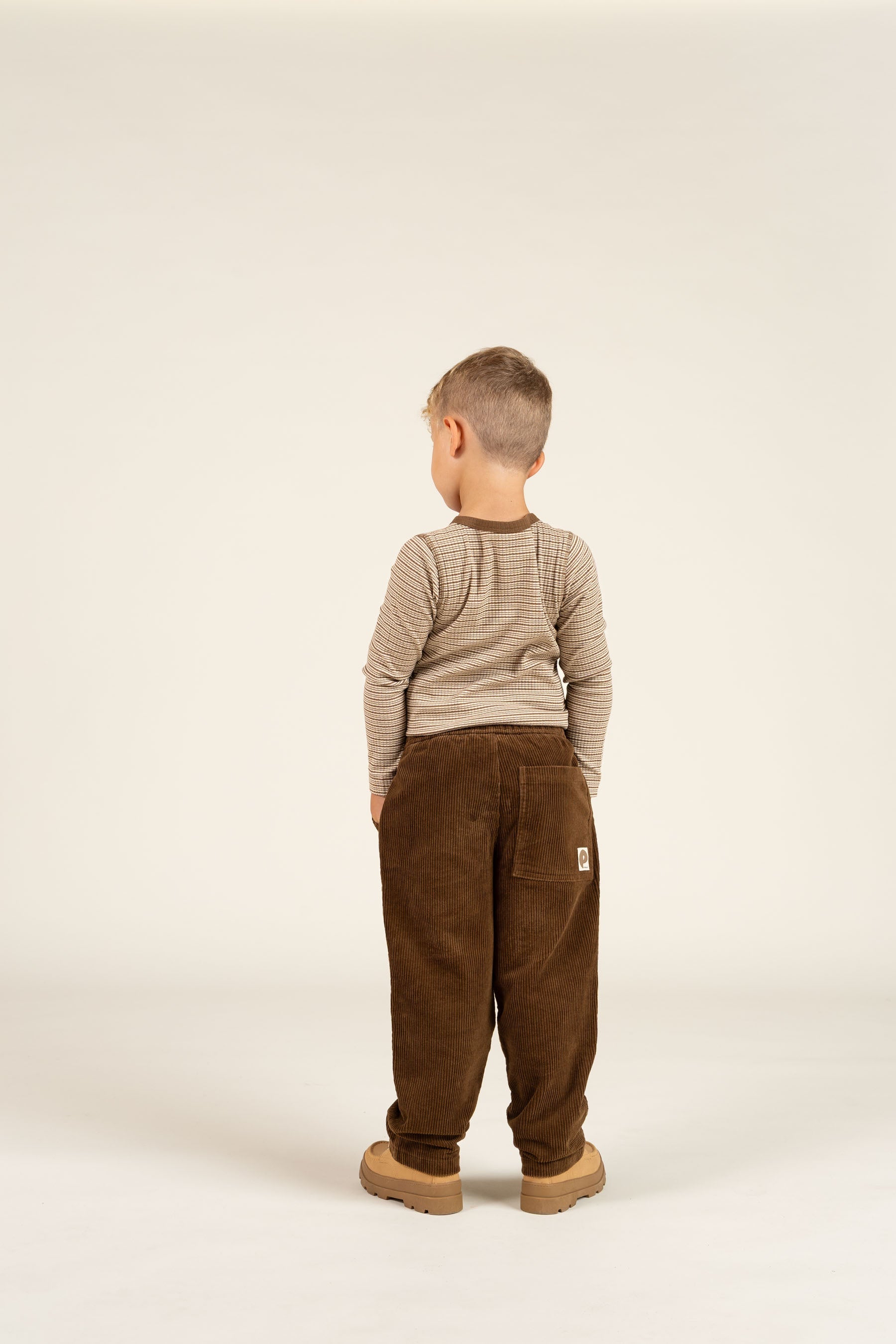 Cord Pull-On-Hose mit Kordelzug - Kids - Coffee | 100602 Jace