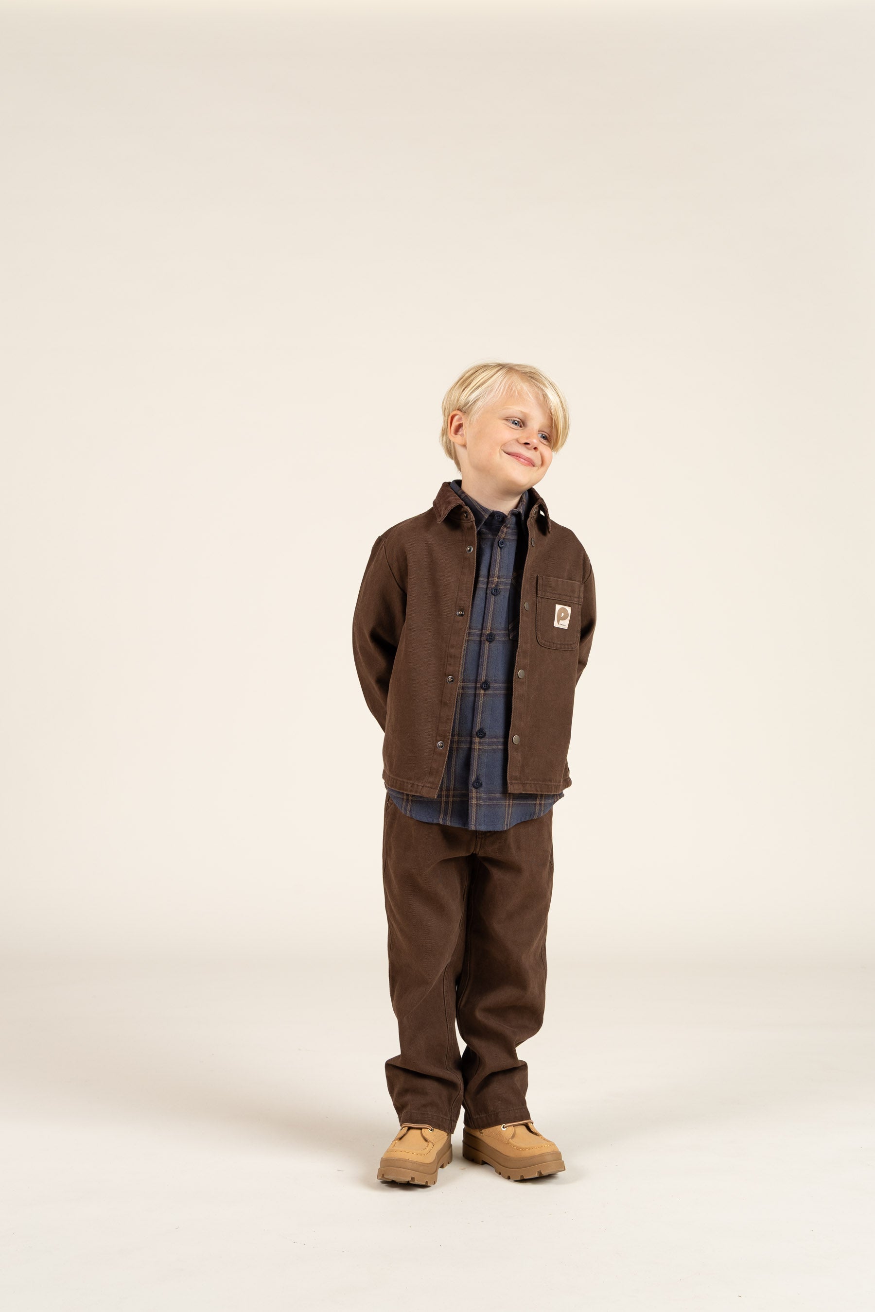 Twill-Über Hemd - Kids - Chocolate | 100610 Carter