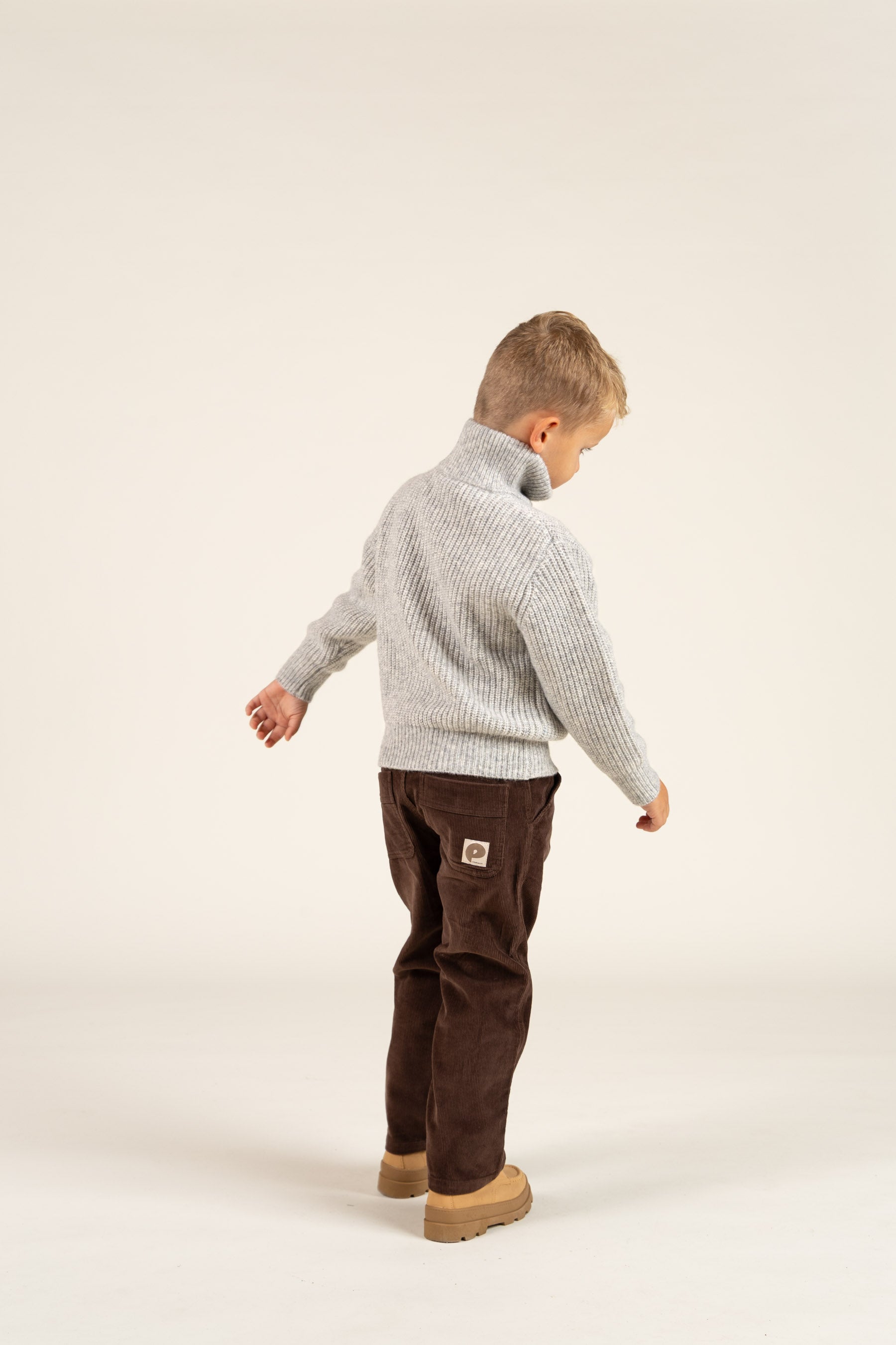 Cord Pull-On-Hose mit Kordelzug - Kids - Coffee | 100602 Jace