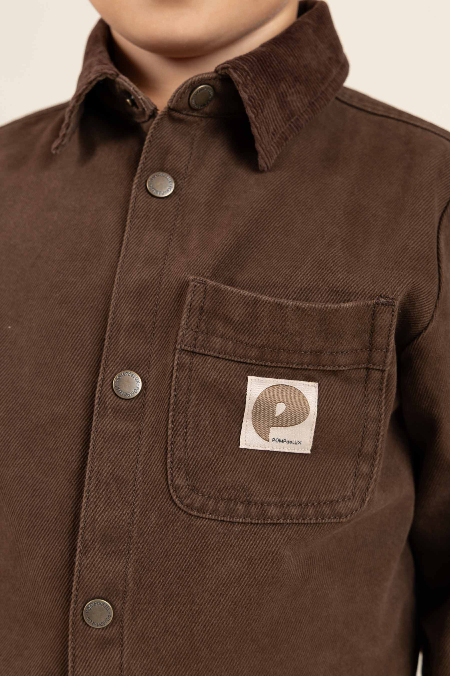 Twill-Über Hemd - Kids - Chocolate | 100610 Carter