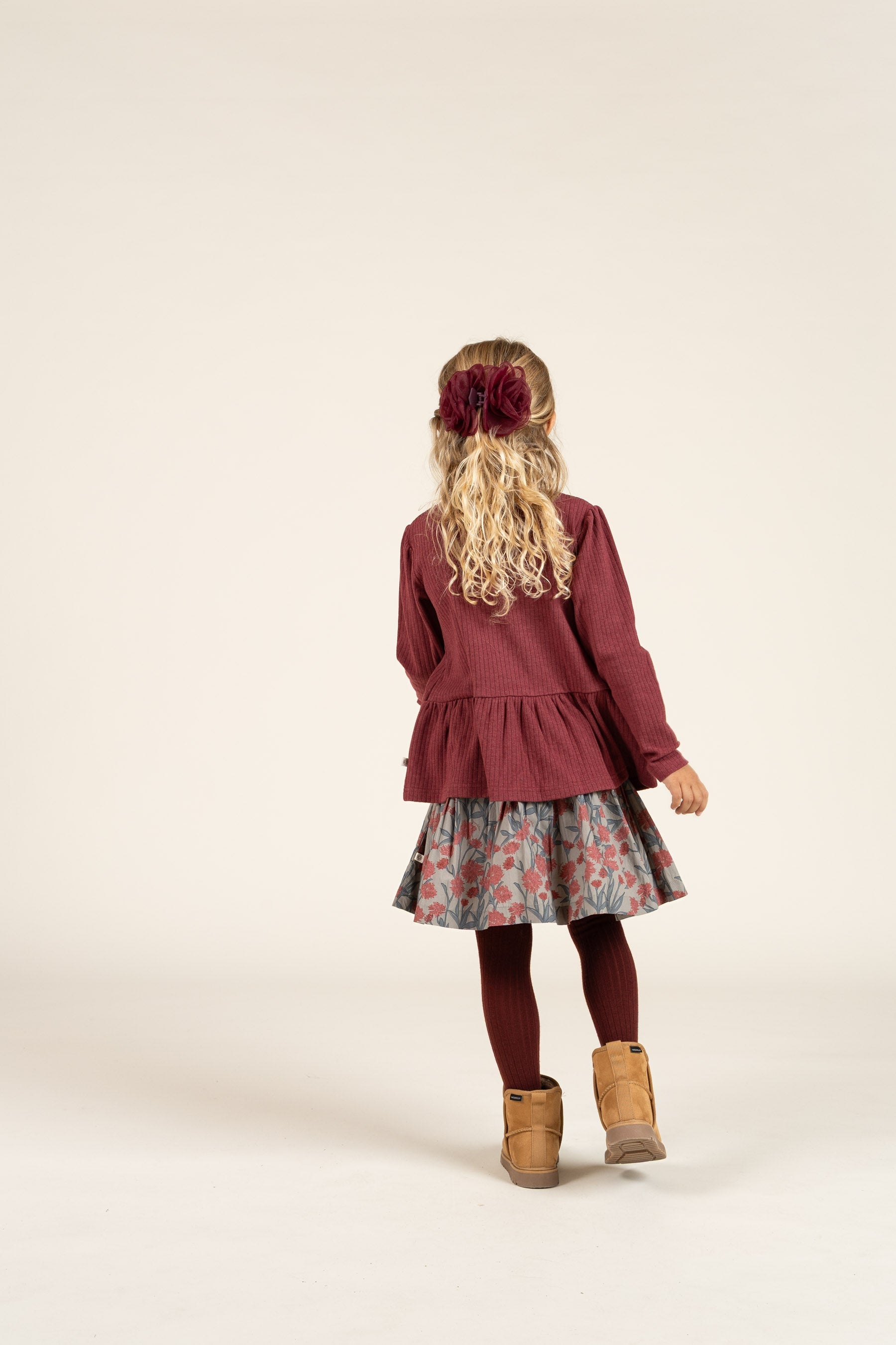 MP Rippenstrumpfhose aus Wolle - All - Burgundy | 100879 MP Wool tights