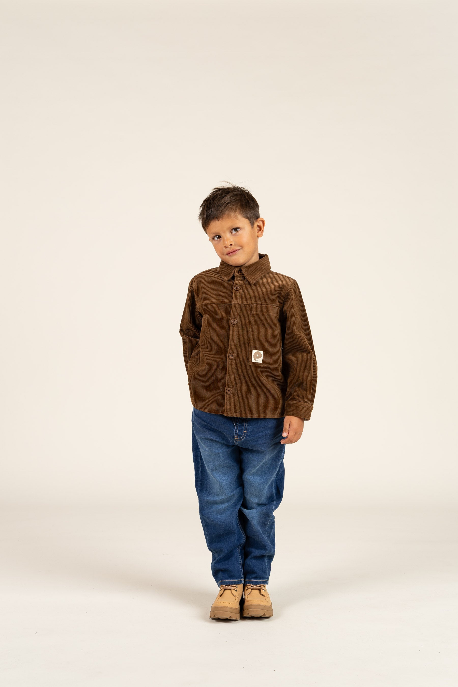 Cord-Über Hemd - Kids - Coffee | 100598 Jace