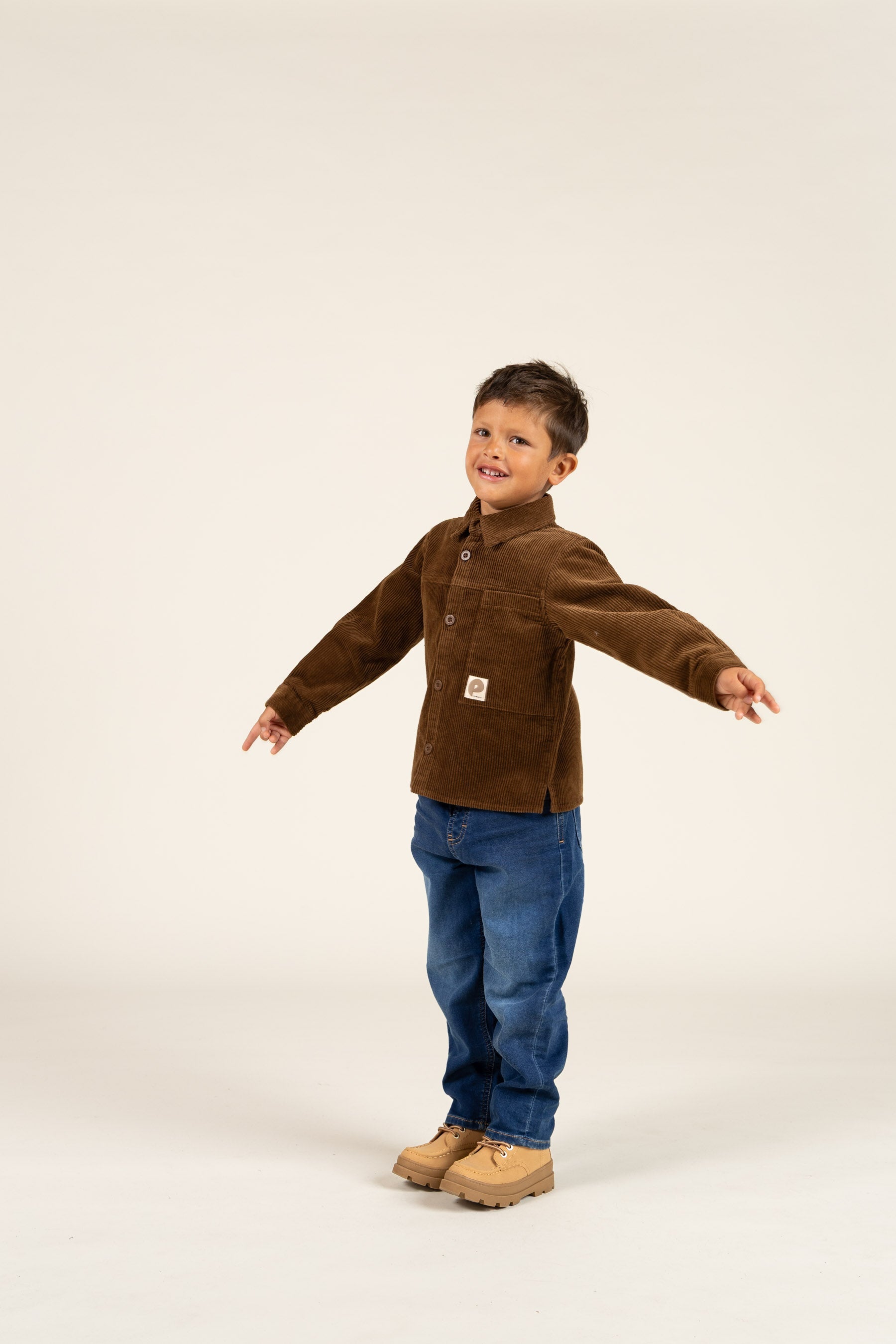 Cord-Über Hemd - Kids - Coffee | 100598 Jace