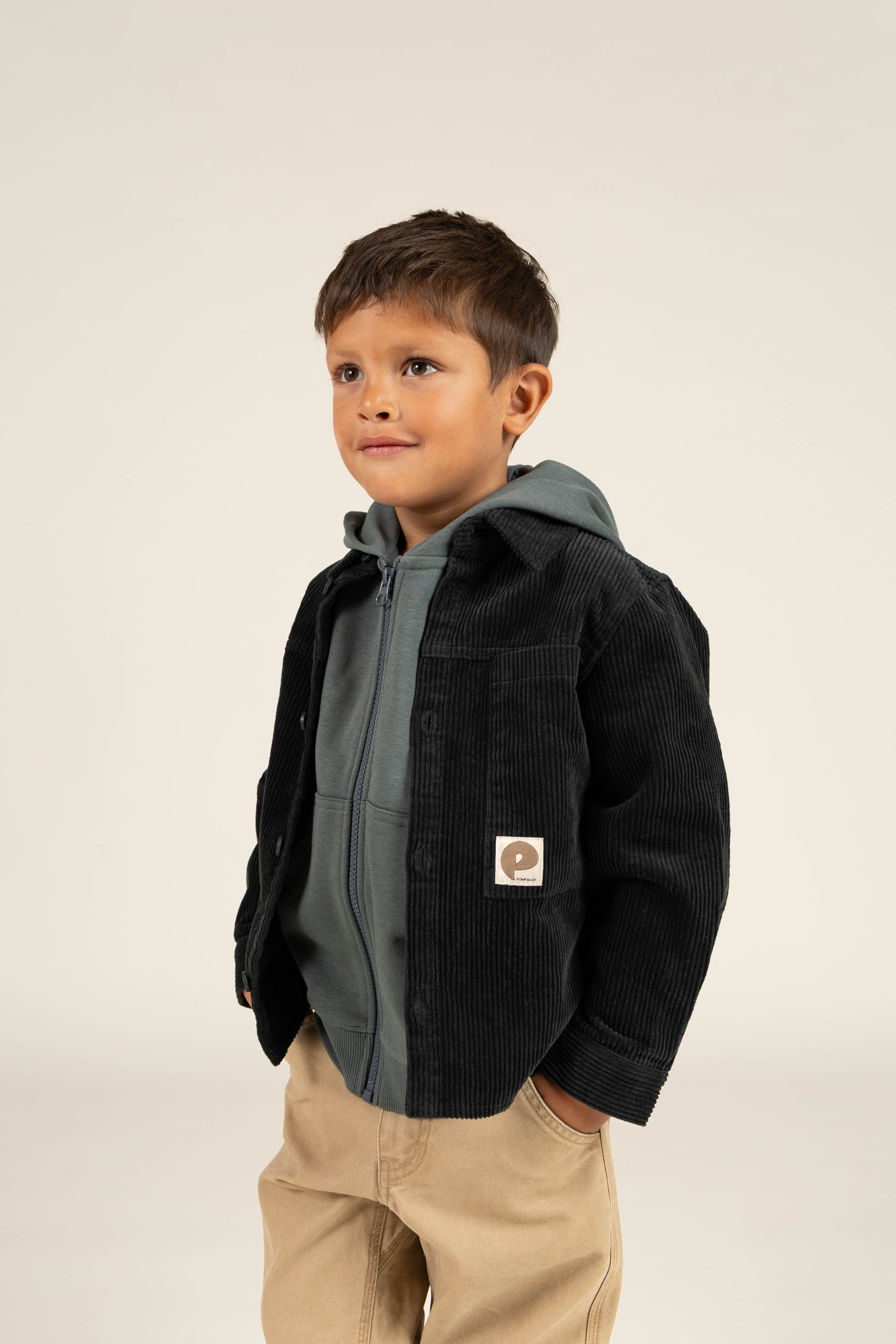 Cord-Über Hemd - Kids - Forest Green | 100596 Jace