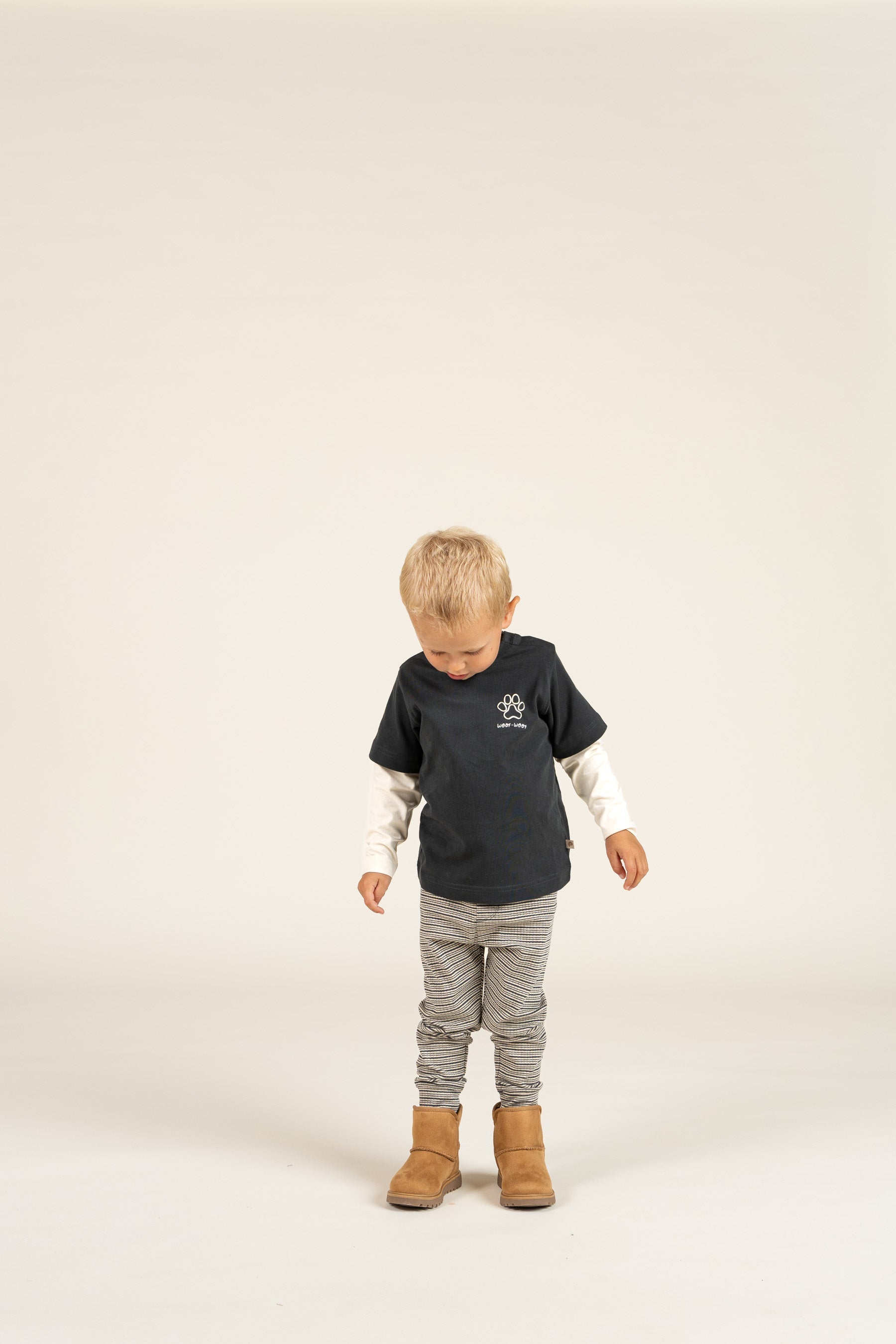 Boxy-T-Shirt mit zwei Ärmeln - Kids - Forest Green | 100840 Alex