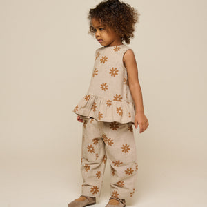 Bedruckte Baumwollhose - Kids - Sand | 101207 Molly