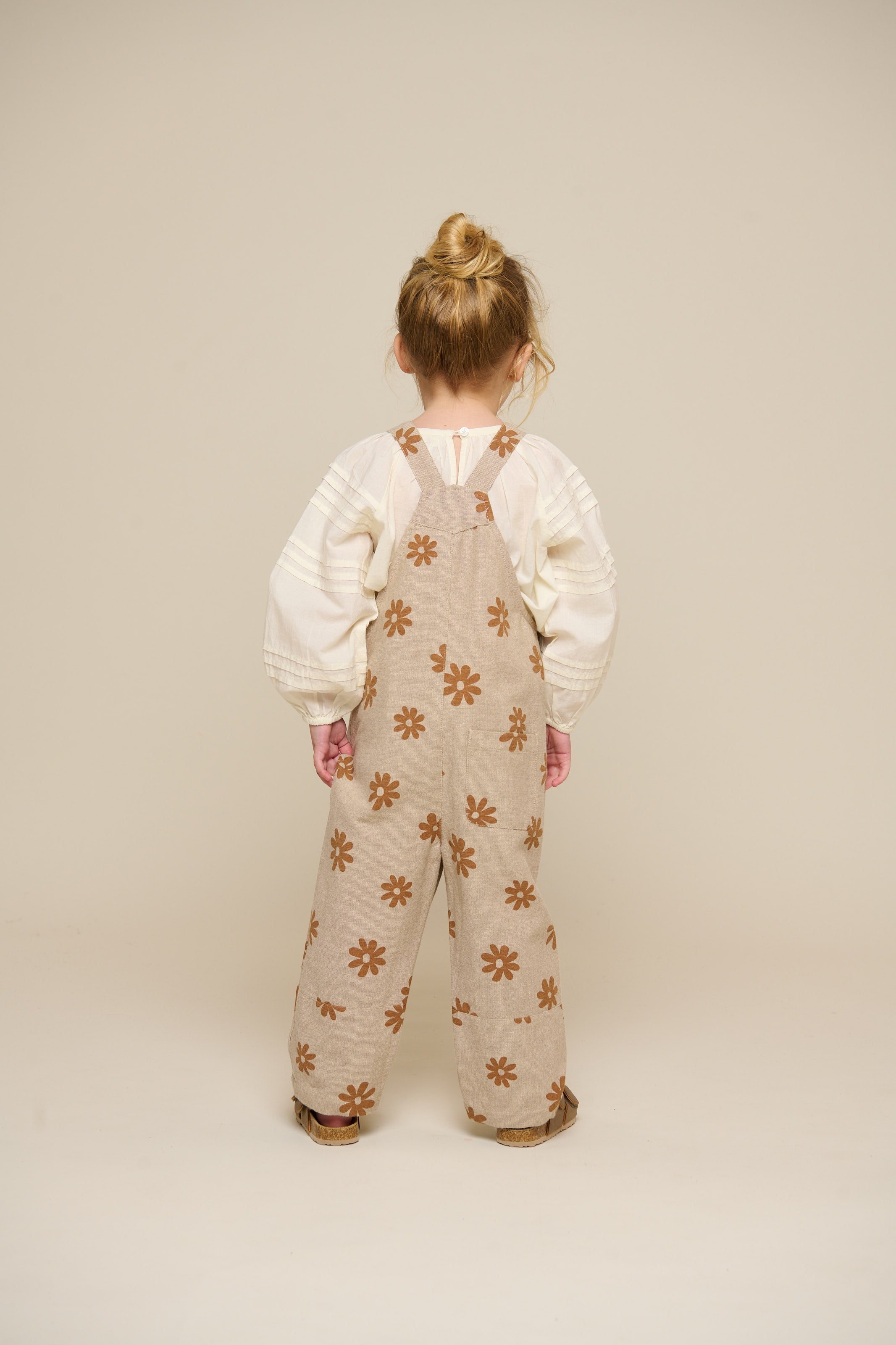 Bedruckter Baumwolloverall - Kids - Sand | 101210 Molly