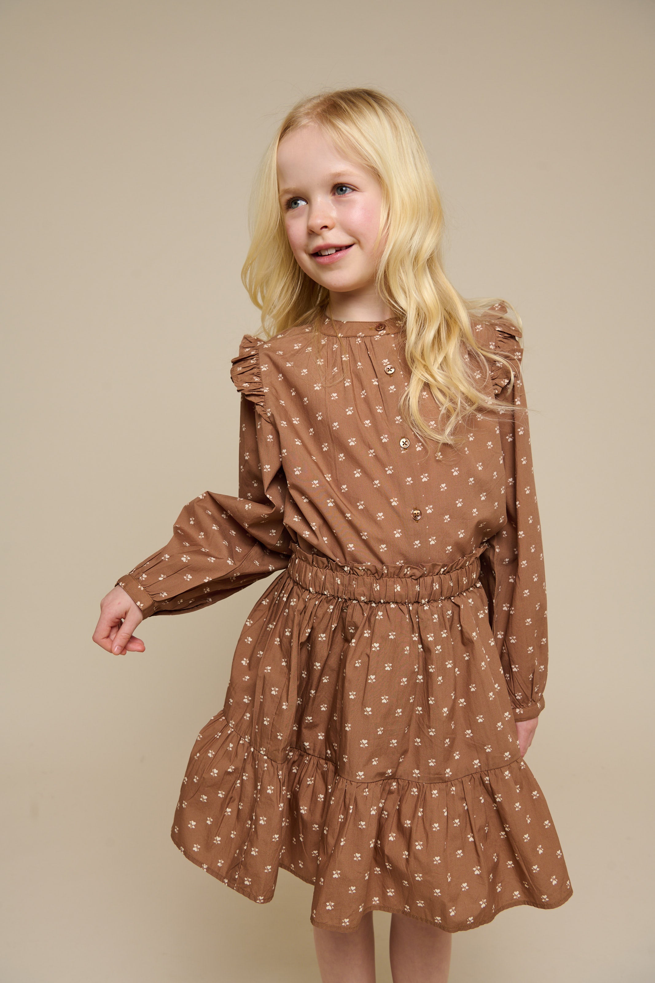 Bedruckter Popeline-Rock - Tween - Coconut | 101086 Camilla