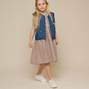 Gesteppte Denimweste - Tween - Blue Denim | 101083 Isabella