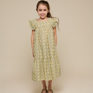 Geblümtes Popeline-Kleid - Tween - Green | 100963 Poppy