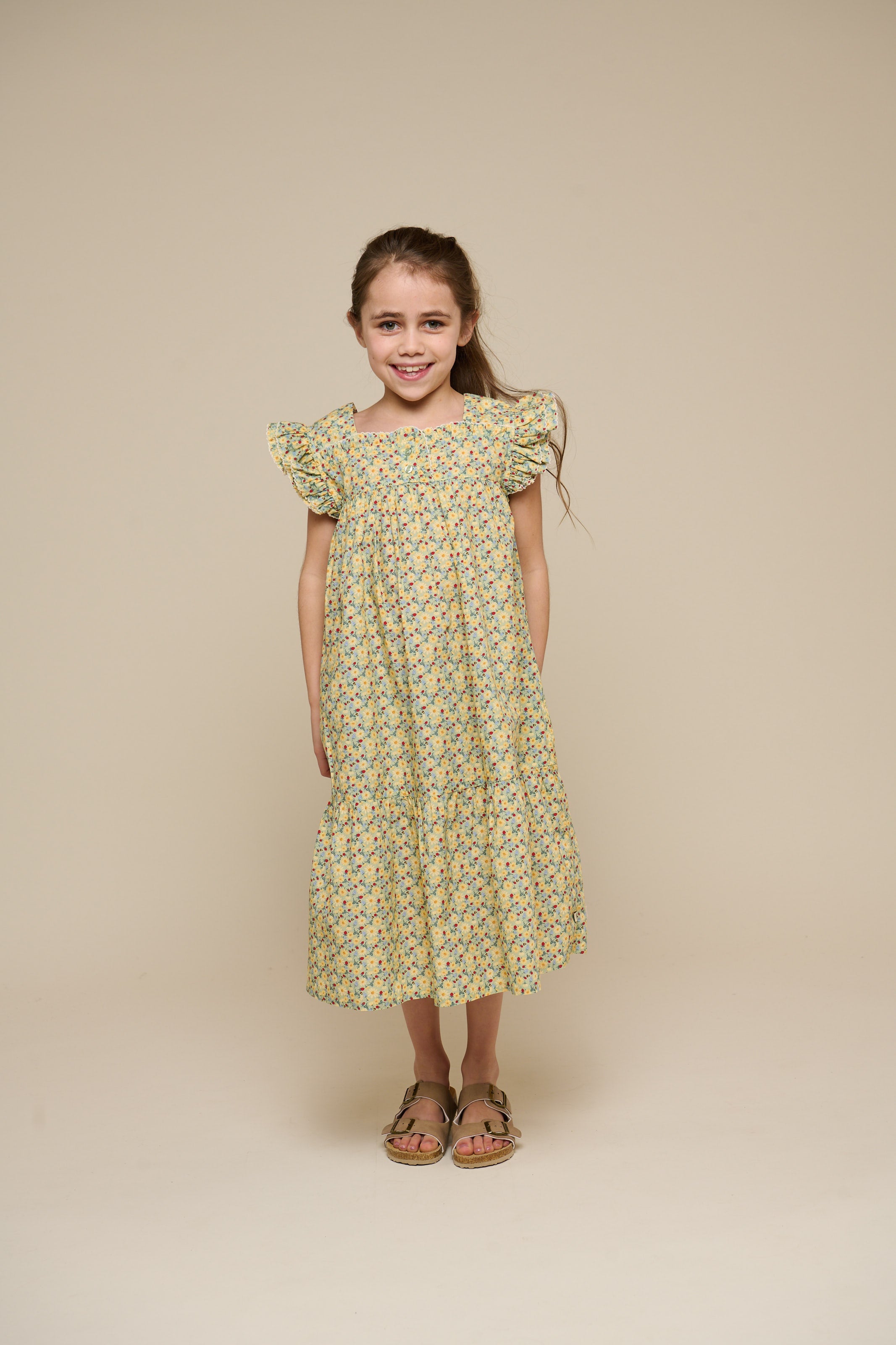 Geblümtes Popeline-Kleid - Tween - Green | 100963 Poppy