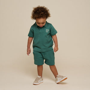 Strukturiertes Jersey-Poloshirt - Kids - Tropical Green | 101215 Sonny