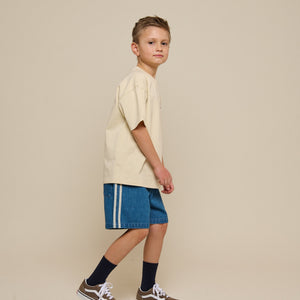 Baggy Denim Shorts mit Band - Tween - Blue Denim | 101143 Callum
