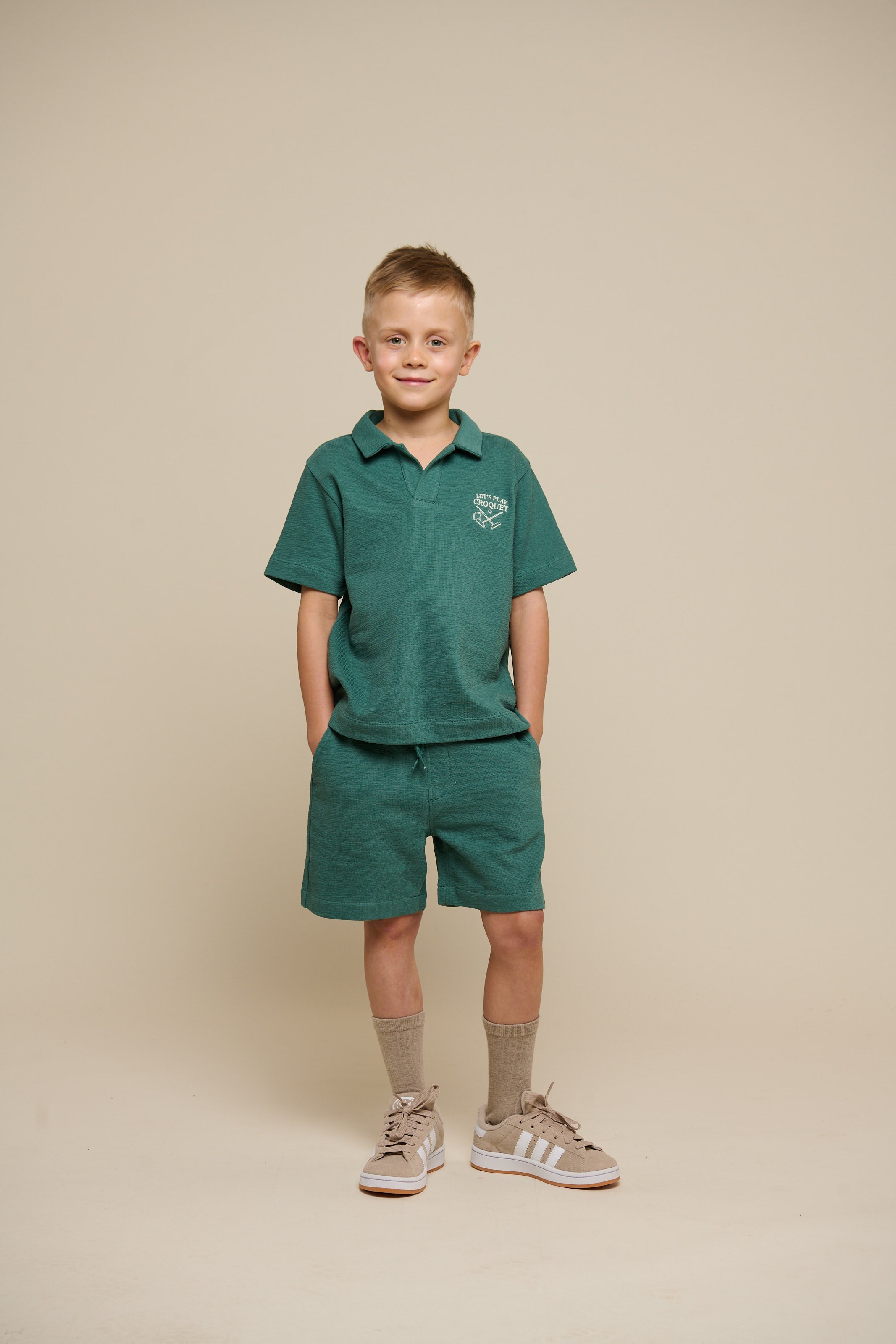 Strukturierte Jersey-Shorts - Tween - Tropical Green | 101220 Sonny