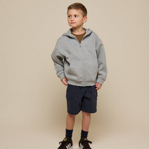 Scuba Hoodie mit Reißverschluss - Tween - Grey Melange | 100641 Liam