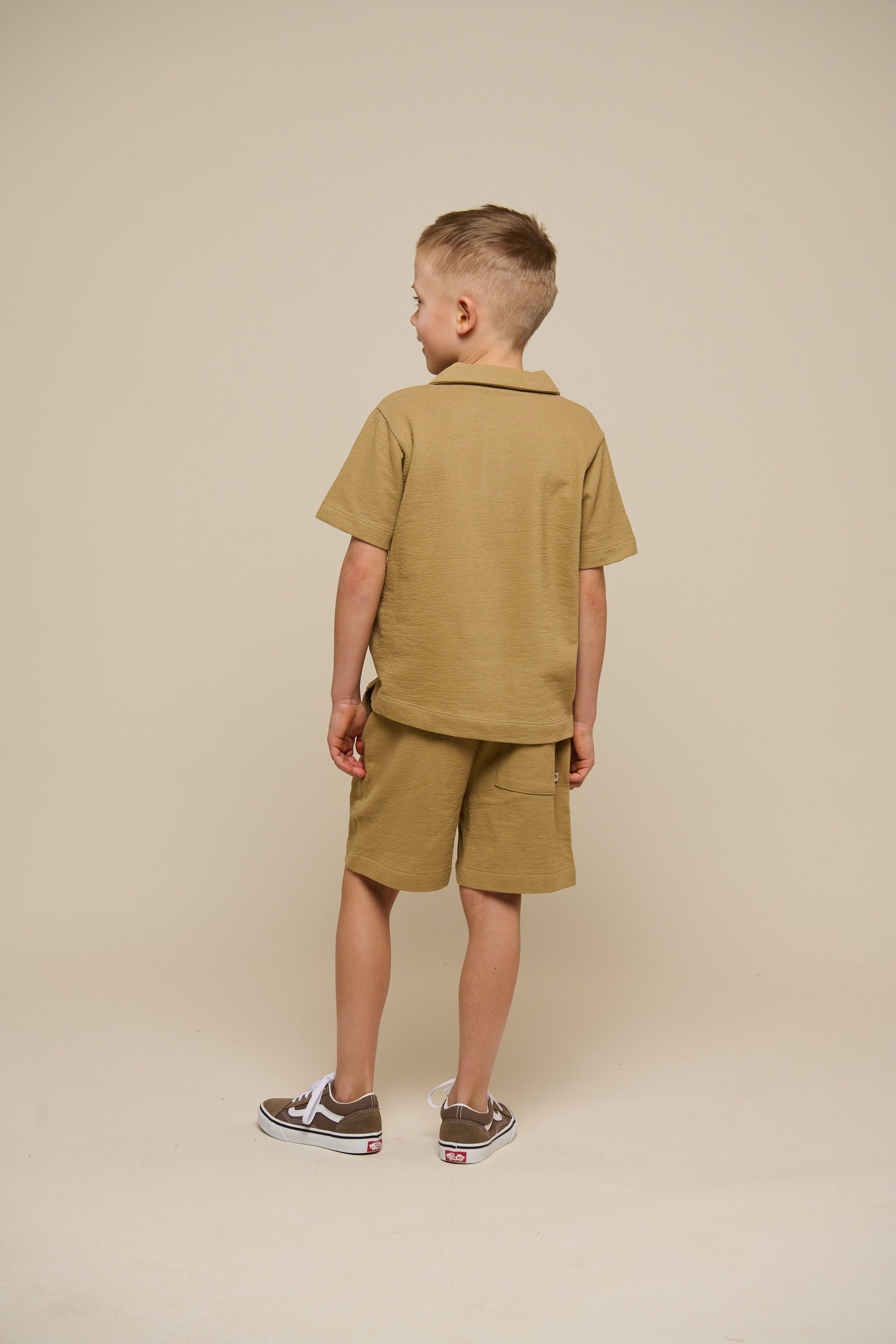 Strukturierte Jersey-Shorts - Tween - Khaki | 101222 Sonny