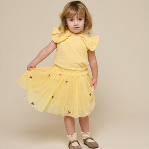 Jersey-Top mit Rüsche - Kids - Sunlight | 101265 Selma
