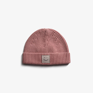 Rippenstrick-Mütze - Kids - Dusty Rose