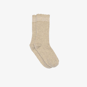 MP Baumwoll-Jacquard-Stricksocken - Tween - Beige Melange | 101386 MP Inger