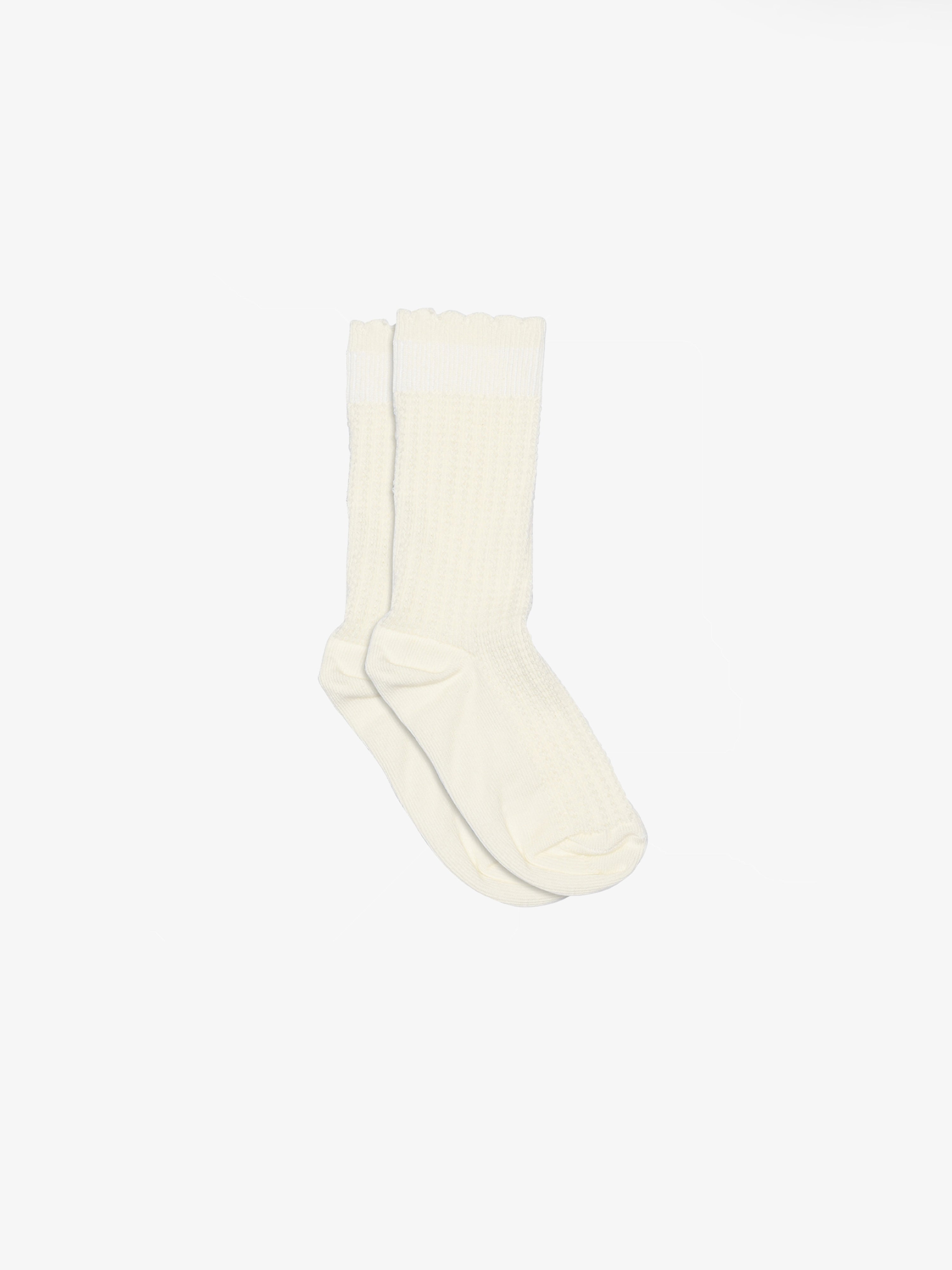 MP Baumwoll-Jacquard-Stricksocken - Tween - Offwhite | 101388 MP Inger