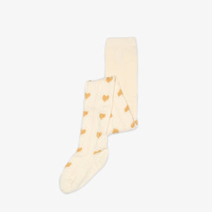 MP Herz-Strumpfhosen - Kids - Offwhite/Yellow | 101376 MP Alvilda tights