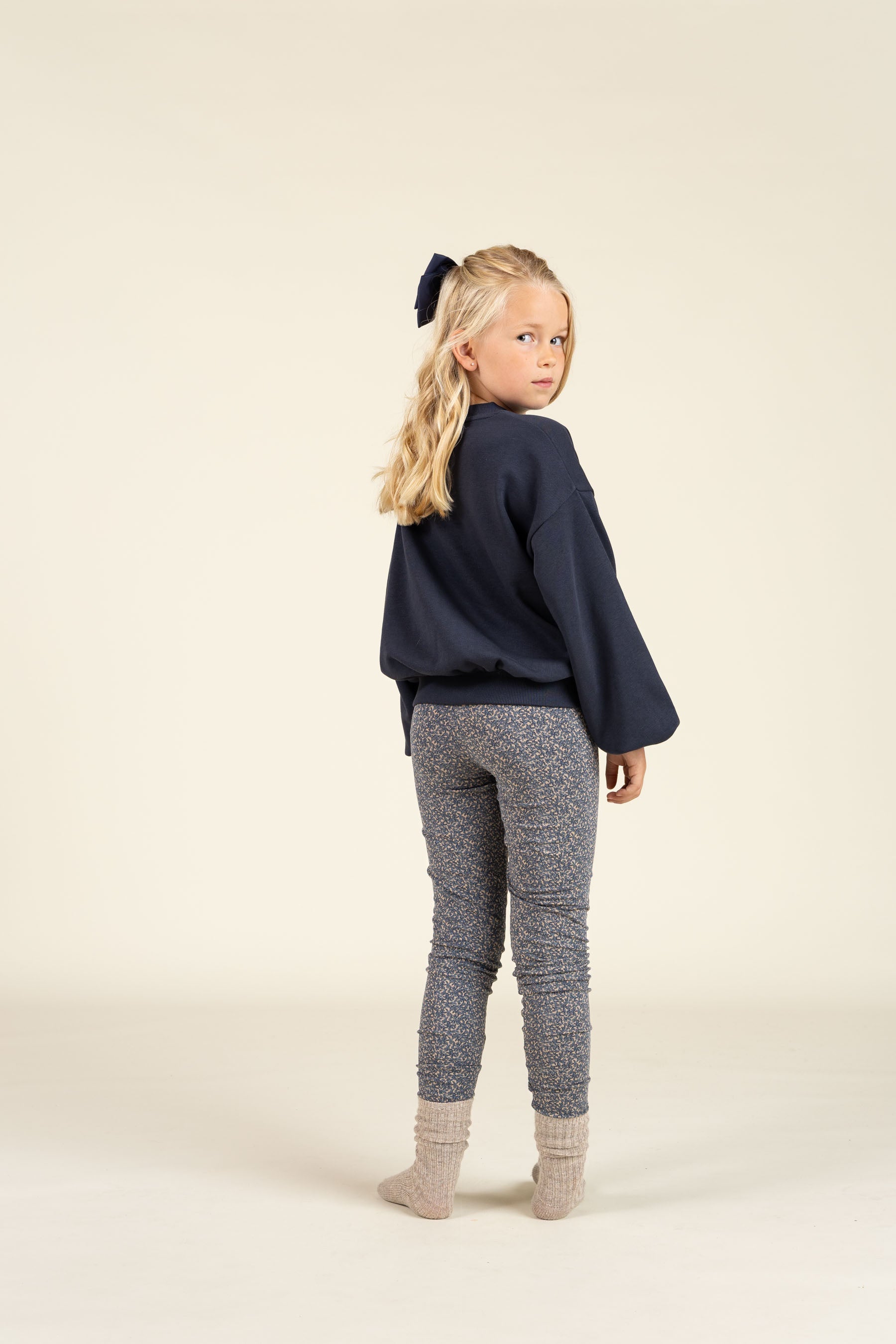 Bedruckte Jersey-Leggings - Tween - Blue | 100769 Ada