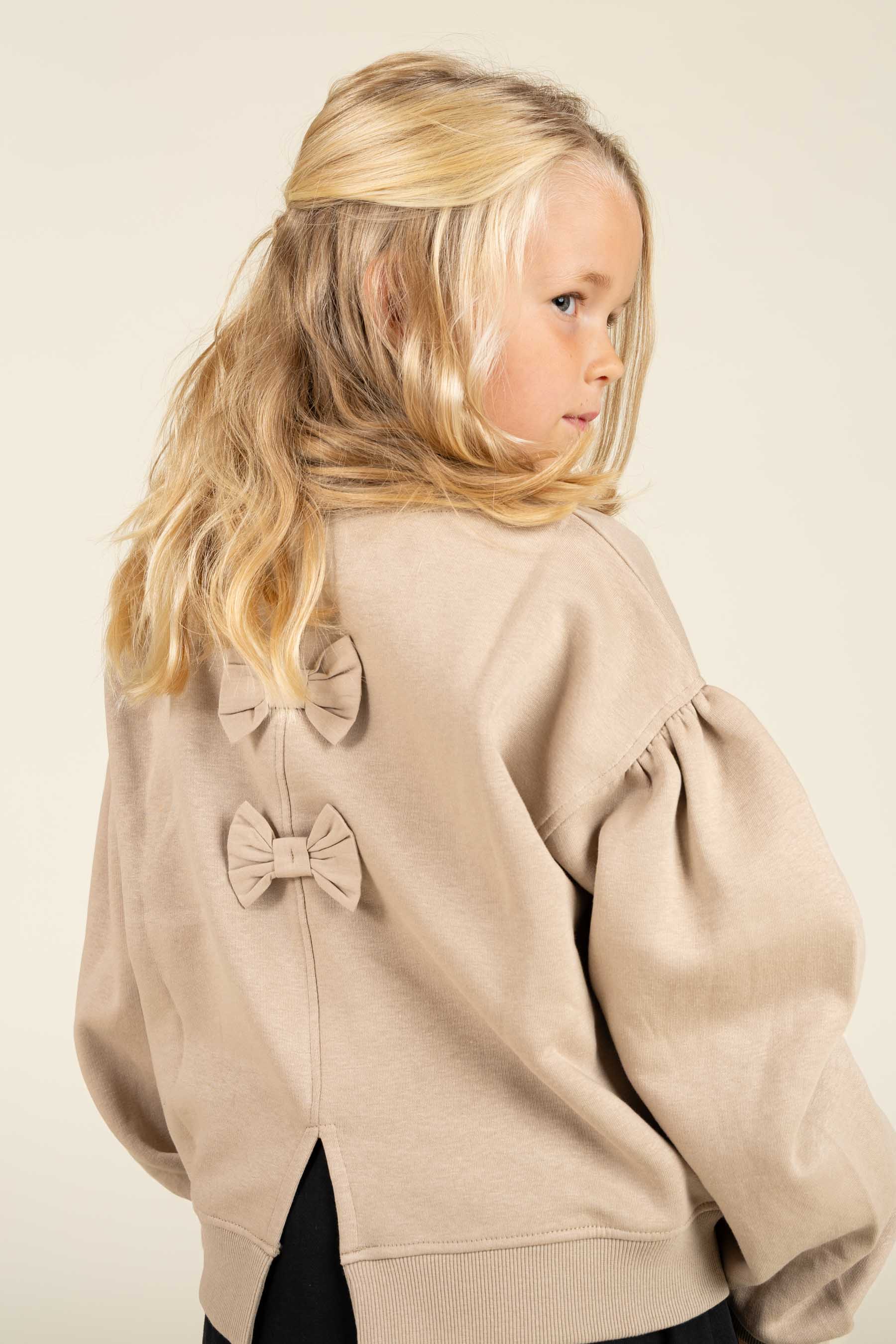Sweatshirt mit Schleifendetail - Tween - Caffe Latte | 100817 Ruth