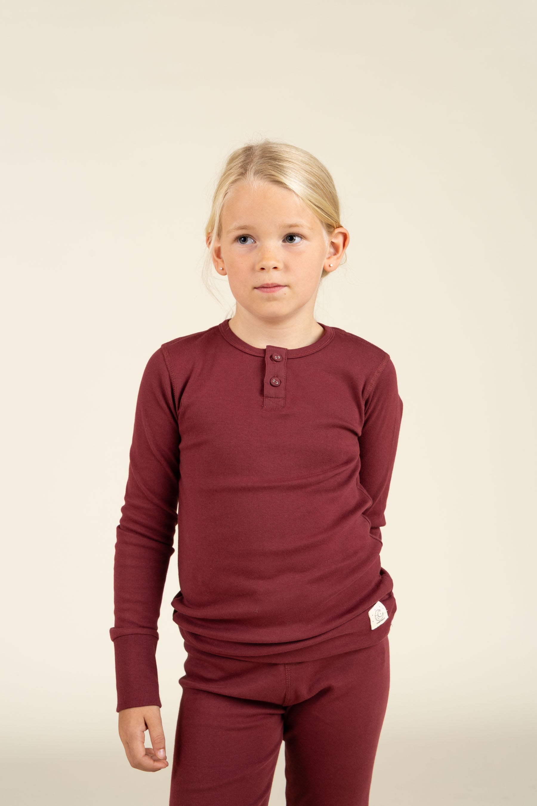 Jersey-Pyjama - Tween - Burgundy | 100555 Bangkok