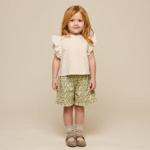 Popelinebluse mit Stickerei - Kids - Offwhite | 101043 Barbara