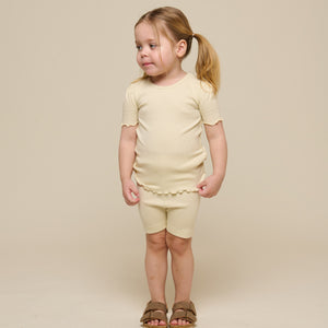 T-Shirt aus Modalripp - Kids - OffWhite | 101304 Lottie