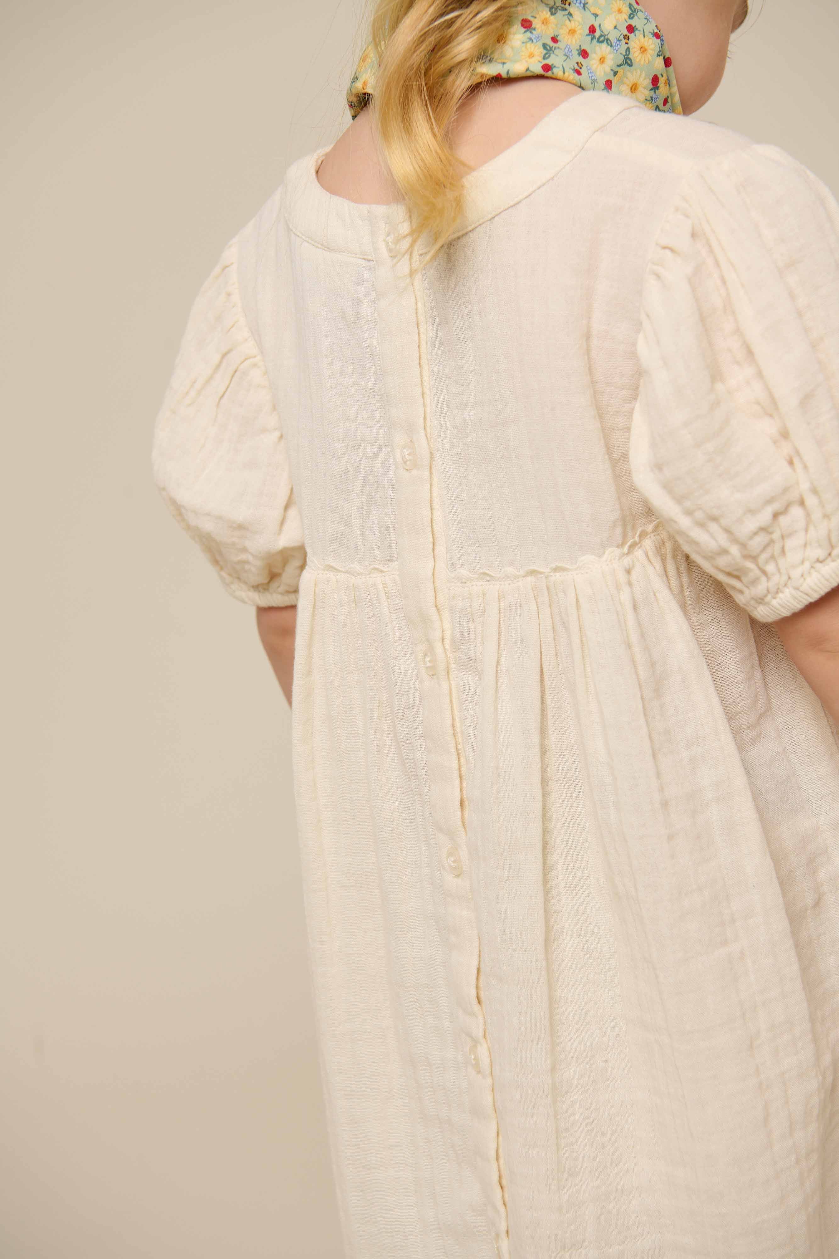 Gaze Kleid - Kids - Off White | 100914 Jasmine