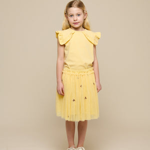 Jersey-Top mit Rüsche - Tween - Sunlight | 101266 Selma