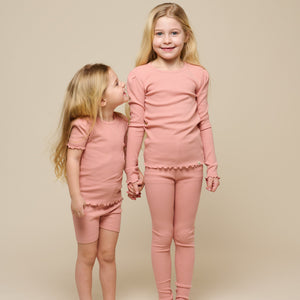 Kurze Shorts aus Modalripp - Tween - Rose Tan | 101315 Lottie