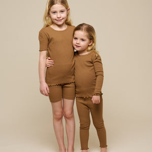 Langärmeliges T-Shirt aus Modalripp - Tween - Coconut | 101309 Lottie
